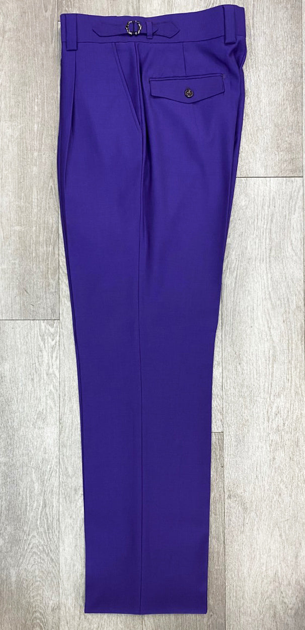 Tiglio Luxe Marbella Purple Wide Leg Pants TIG4504/3 (SIZE 50 & 52 ONLY)