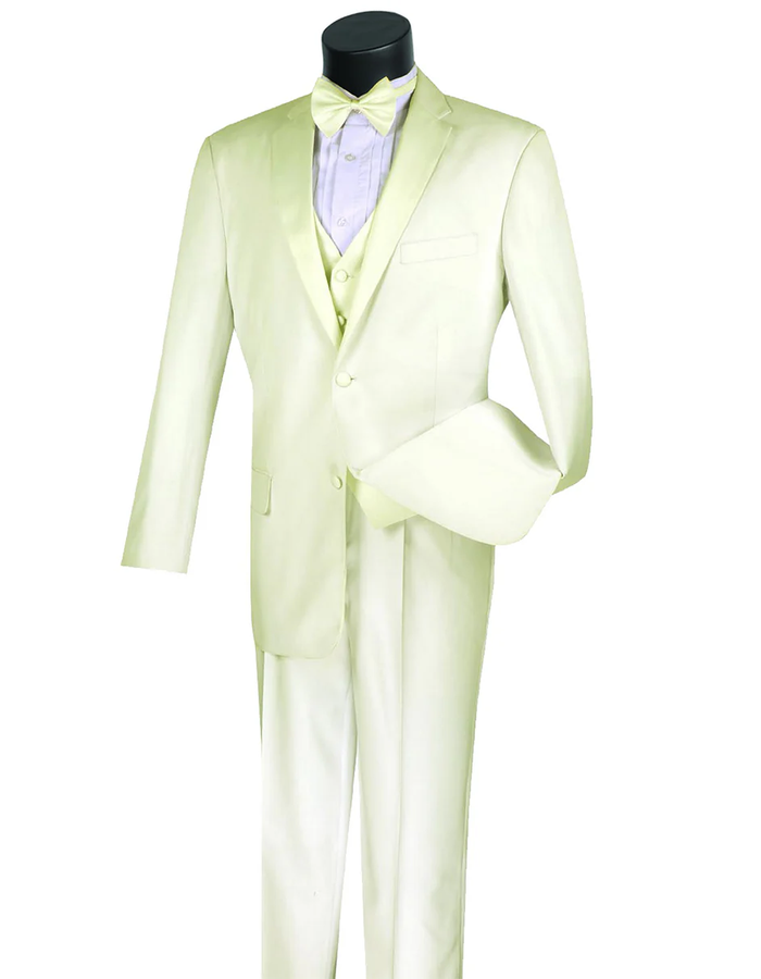 White Prom Suit - White Prom Tuxedo Suits - White Wedding Off White Tuxedo