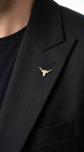 Men’s Black Western Blazer – Peak Lapel Cowboy Jacket Sport Coat