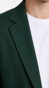 Men’s Hunter Green Blazer with Black Pants –, Church, Business and Formal Outfit dark green color