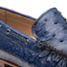 Mezlan Ostrich Leather Moccasin Slip-On Loafers