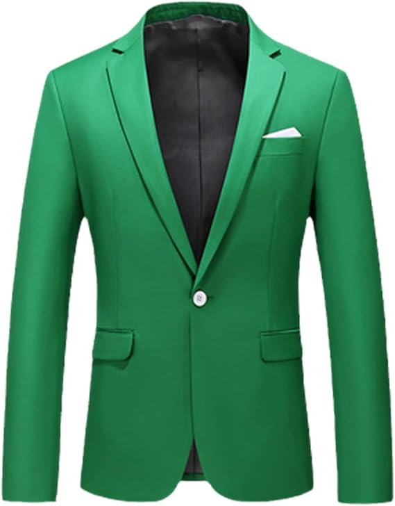 Mens Emerald Green Blazer - Green Sport Coat - Summer Jacket - Mens Blazer