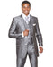 Mens 2 Button Vested Trim Tuxedo in Silver Grey - Men's Tuxedo USA