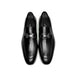 Corrente 5760 H Buckle Loafer Shoes - Black - Image 3