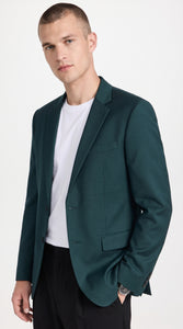 Men’s Dark Teal Blazer – Classic Fit Green Teal Sport Coat for Weddings, Business & Formal Wear