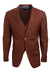 Men's Sophisticated Brown Vested Stacy Adams Basic 2-Button Suit
