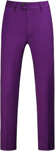 Mens Dress Pants Front Flat Fit Casual Pants