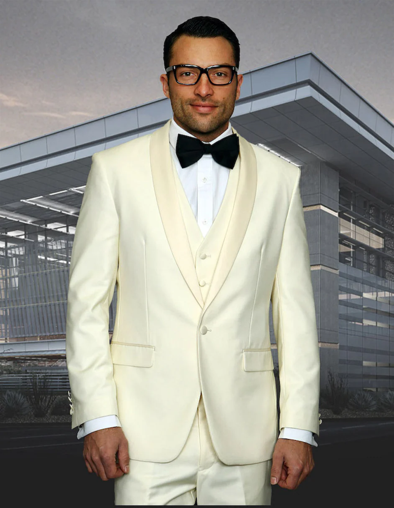 White Prom Suit - White Prom Tuxedo Suits - White Wedding Modern   Tuxedo