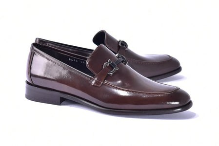 Corrente 6415 Calfskin Slip-On Loafer - Brown - Brown - Size 13