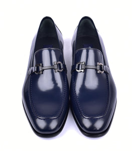 Corrente 6415 Calfskin Slip-On Loafer - Navy - Image 3
