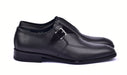 Corrente 6471 Leather Slip-On Monkstrap Shoe - Black - Image 2
