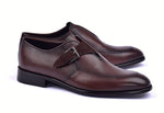 Corrente 6471 Leather Slip-On Monkstrap Shoe - Brown - Brown - Size 13