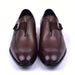 Corrente 6471 Leather Slip-On Monkstrap Shoe - Brown - Image 3