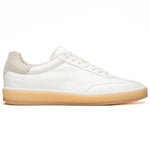 Zelli Gotti Minimalist Sneaker in Supple White Nappa Leather
