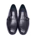 Corrente 6628 Leather Slip-On Side Buckle Loafer - Black - Image 3