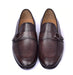 Corrente 6628 Leather Slip-On Side Buckle Loafer - Brown - Image 3