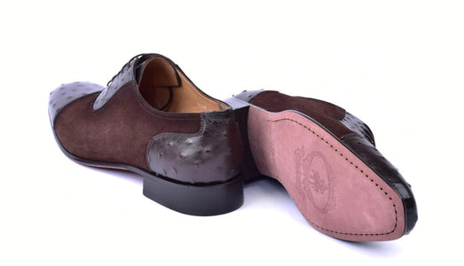 Corrente 6708 Cap-Toe Lace-Up Oxford - Brown - Image 4