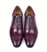 Corrente 6708 Cap-Toe Lace-Up Oxford - Burgundy - Image 3