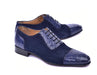 Corrente 6708 Cap-Toe Lace-Up Oxford - Navy - Navy - Size 13