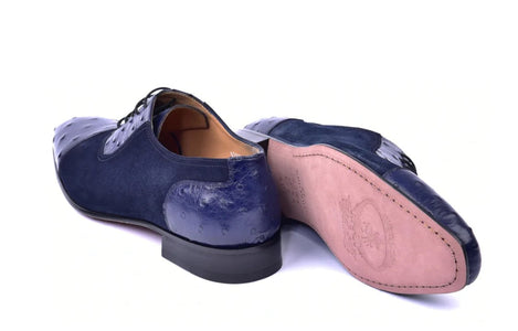 Corrente 6708 Cap-Toe Lace-Up Oxford - Navy - Image 4