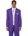 Mens 4 Button Wide Notch Lapel Fashion Zoot Suit in Purple - Men's Tuxedo USA