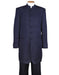 Mens 6 Button Long Style Mandarin Collar tuxedo in Navy - Men's Tuxedo USA