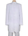 Mens 6 Button Long Style Mandarin Collar tuxedo in White - Men's Tuxedo USA