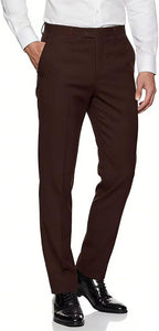 Mens Expandable Waist Business Casual Dress Pants