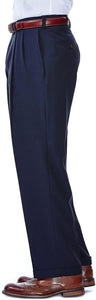 Mens E-Clo Repreve Classic Fit Pleat Front Dress Pant with Hidden Expandable Waistband