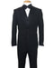 Mens Vested Traditional 2 Button Polyester Tuxedo in Black - Men's Tuxedo USA