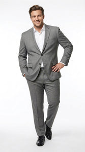 Men’s James Bond Skyfall Inspired Grey Suit – Classic 2 Button Formal Suit