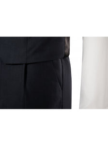 Black Suit Cosplay Costume for Men – Halloween Outfit Without Shoes