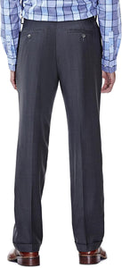 Mens E-Clo Repreve Classic Fit Pleat Front Dress Pant with Hidden Expandable Waistband