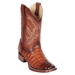 Los Altos Caiman Tail Exotic Ankle Boots Faded Cognac - Faded Cognac