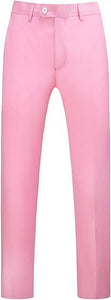 Mens Dress Pants Front Flat Fit Casual Pants