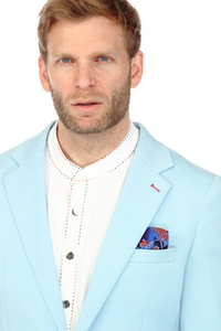 Cotton Suit - Summer Stretch Fabric - Mens Cotton-Stretch Fashion Suit Sky S9010
