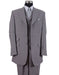Mens 3 Button Peak Lapel Fashion Suit in Grey - Men's Tuxedo USA