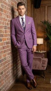 Men’s Light Purple Suit Blazer and Suit Jacket Mauve – Formal Wedding & Party Wear Coat for Business Prom and Church