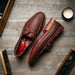Marco Di Milano Amalfi Wine Premium Calf Leather Boat Shoes - view 8