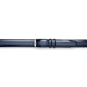 Mezlan Leather and Deerskin Belt