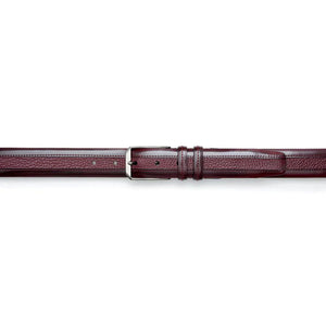 Mezlan Leather and Deerskin Belt