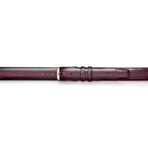 Mezlan Leather & Deerskin Belt - Luxury Italian Crafted