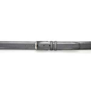 Mezlan Leather & Deerskin Belt - Luxury Italian Crafted