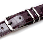 Mezlan Crocodile Leather Belt - Luxury Men's Accessory