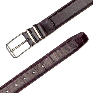 Mezlan Crocodile Leather Belt - Luxury Men's Accessory