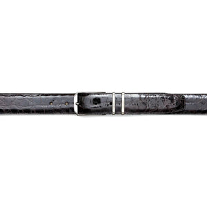 Mezlan Crocodile Leather Belt - Luxury Men's Accessory