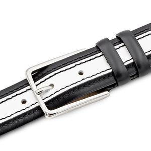 Mezlan Two-Tone Leather Belt