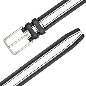Mezlan Two-Tone Leather Belt
