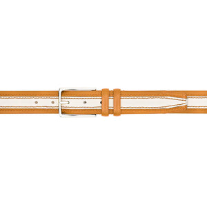 Mezlan Two-Tone Leather Belt
