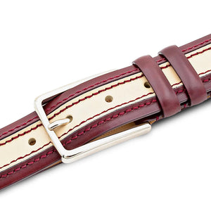 Mezlan Two-Tone Leather Belt
